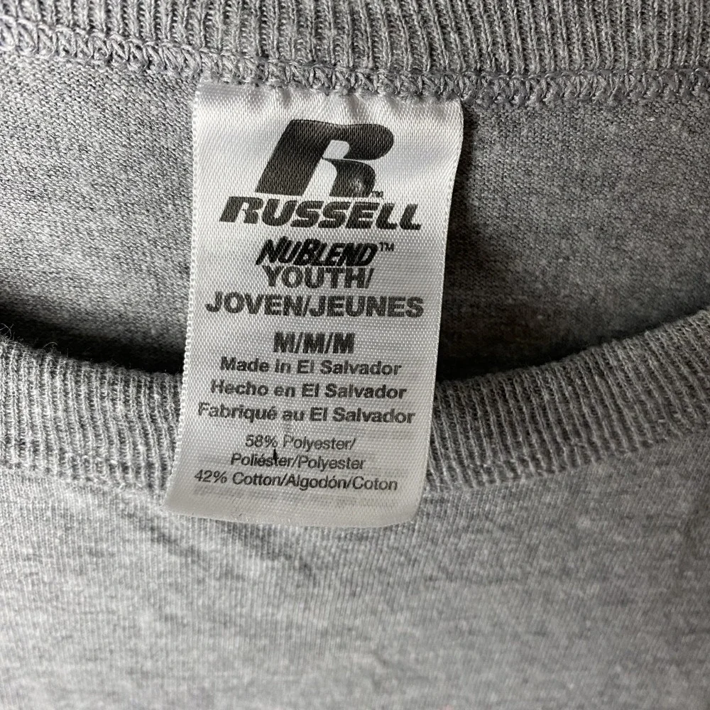 Russell Youth M West Virginia Mountaineers Grey T-Shirt